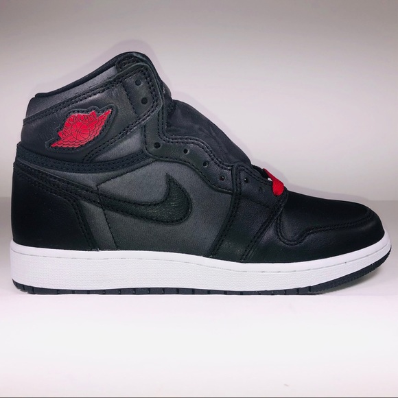 Jordan Shoes Air Jordan Retro High Black Satin Gs Sneakers Poshmark Jordan Shoes Air Jordan Retro High Black Satin Gs Sneakers Poshmark